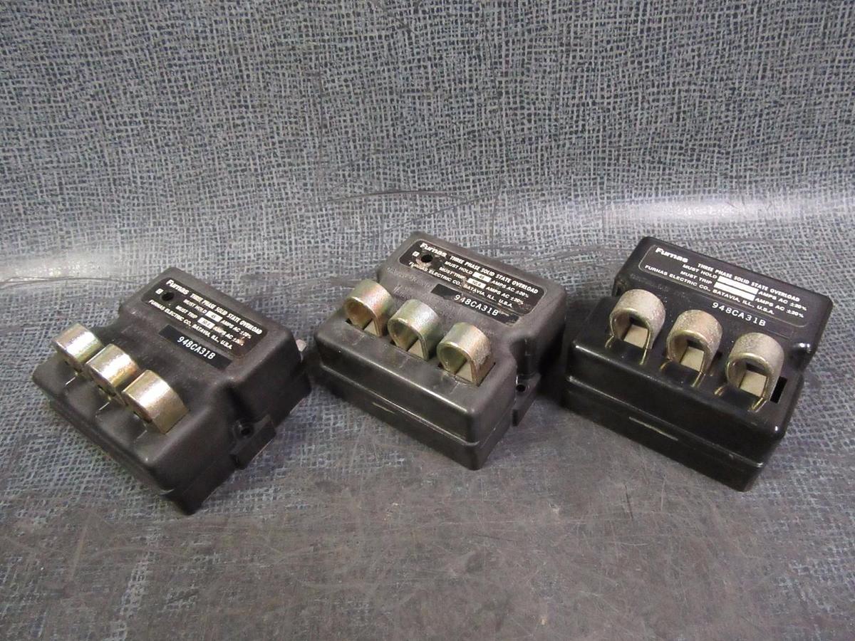 Used FURNAS SOLID STATE OVERLOAD RELAY 948CA31B TRANE # 13280008