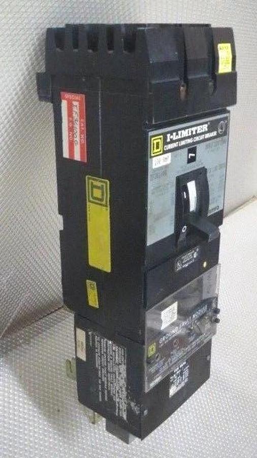 Used SQUARE D I LINE I-LIMITER BREAKER IF36100G 100 AMP 600 V GFM100IF GROUND FAULT