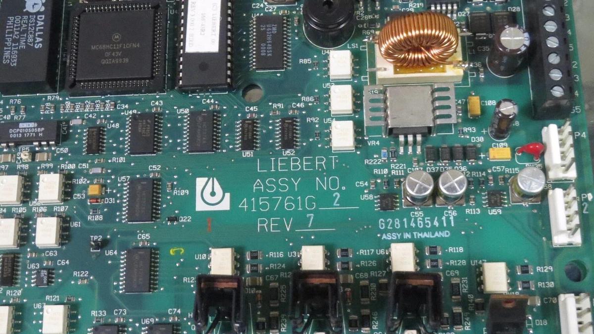 Used LIEBERT CONTROL CIRCUIT BOARD  MODEL: 415761G2 REV 7 **WARRANTY INCLUDED**