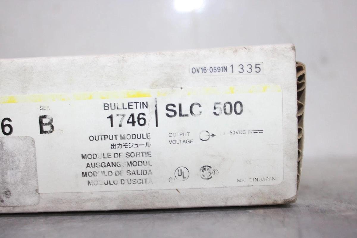 NIB ALLEN-BRADLEY SLC 500 PROGRAMMABLE OUTPUT CONTROL MODULE 1746-OV16