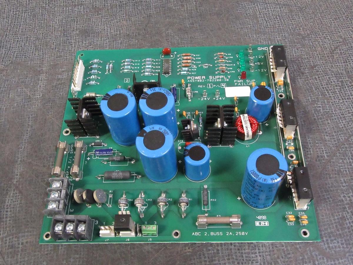 Used LIEBERT POWER SUPPLY CIRCUIT BOARD ASSEMBLY MODEL: 02-792200-30 REV 1