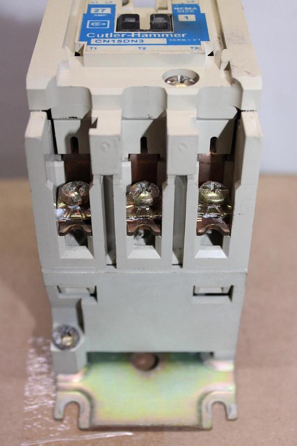 Used CUTLER-HAMMER CONTACTOR CN15DN3 SERIES B1 NEMA SIZE: 1 600V 27A 10HP *WARRANTY*