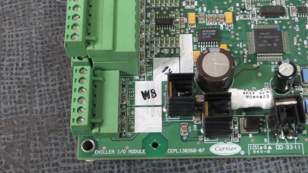 Used CARRIER CHILLER I/O MODULE CIRCUIT BOARD CEPL130260-07 **WARRANTY INCLUDED**