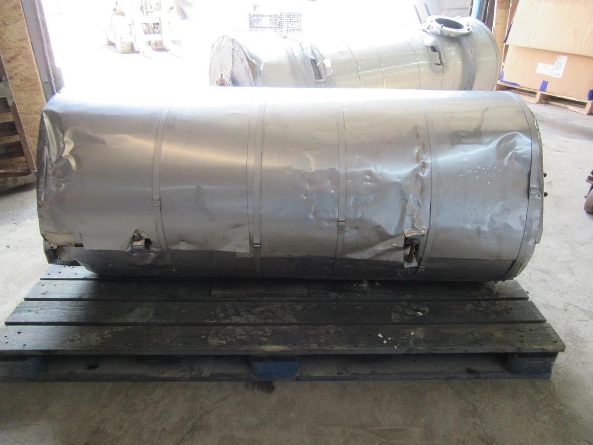 Used 5' FTHOSPITAL GRADE GENERATOR MUFFLER EXHAUST SILENCER ENCASED 4" INLET OUTLET