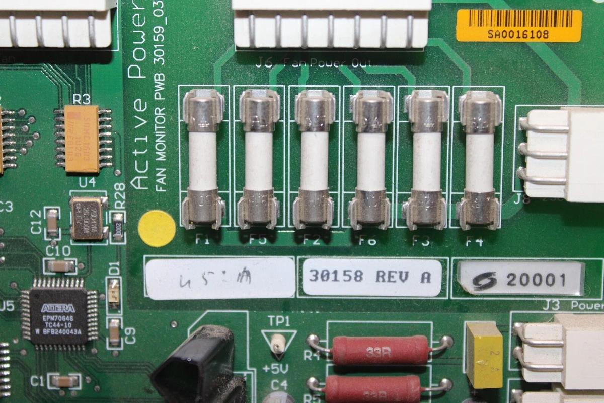Used ACTIVE POWER FAN MONITOR PWB 30159_03 30158 REV. A **WARRANTY INCLUDED**