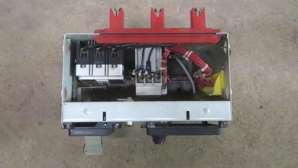 Used WESTINGHOUSE MCC 12" BUCKET WITH 3 AMP HCMP BREAKER & ADV NEMA SIZE 1 STARTER