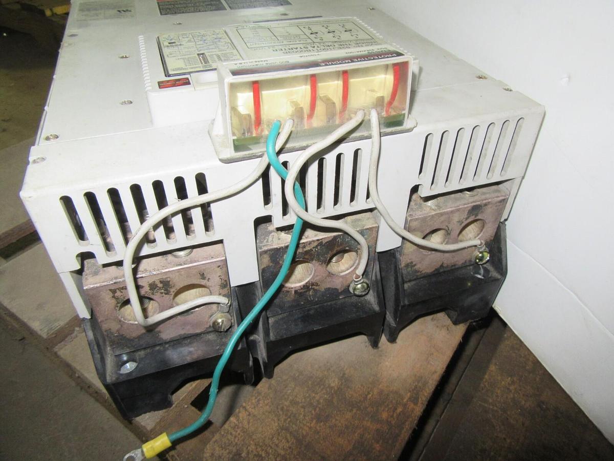 Used 650 AMP CONTINUOUS CUTLER HAMMER INSIDE THE DELTA - SOFT STARTER T801V65N3D
