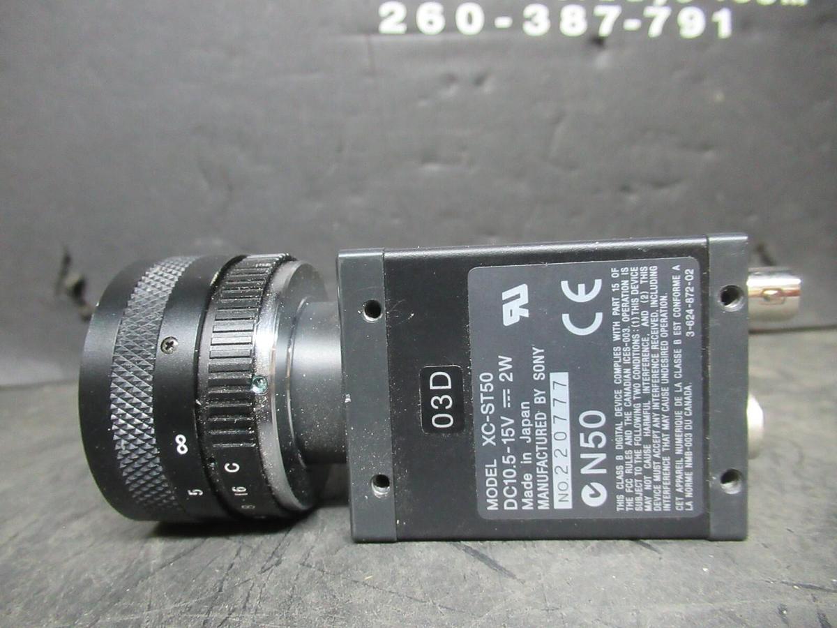 Used SONY CCD INDUSTRIAL CAMERA XC-ST50 15 VDC 2 WATT **WARRANTY INCLUDED**