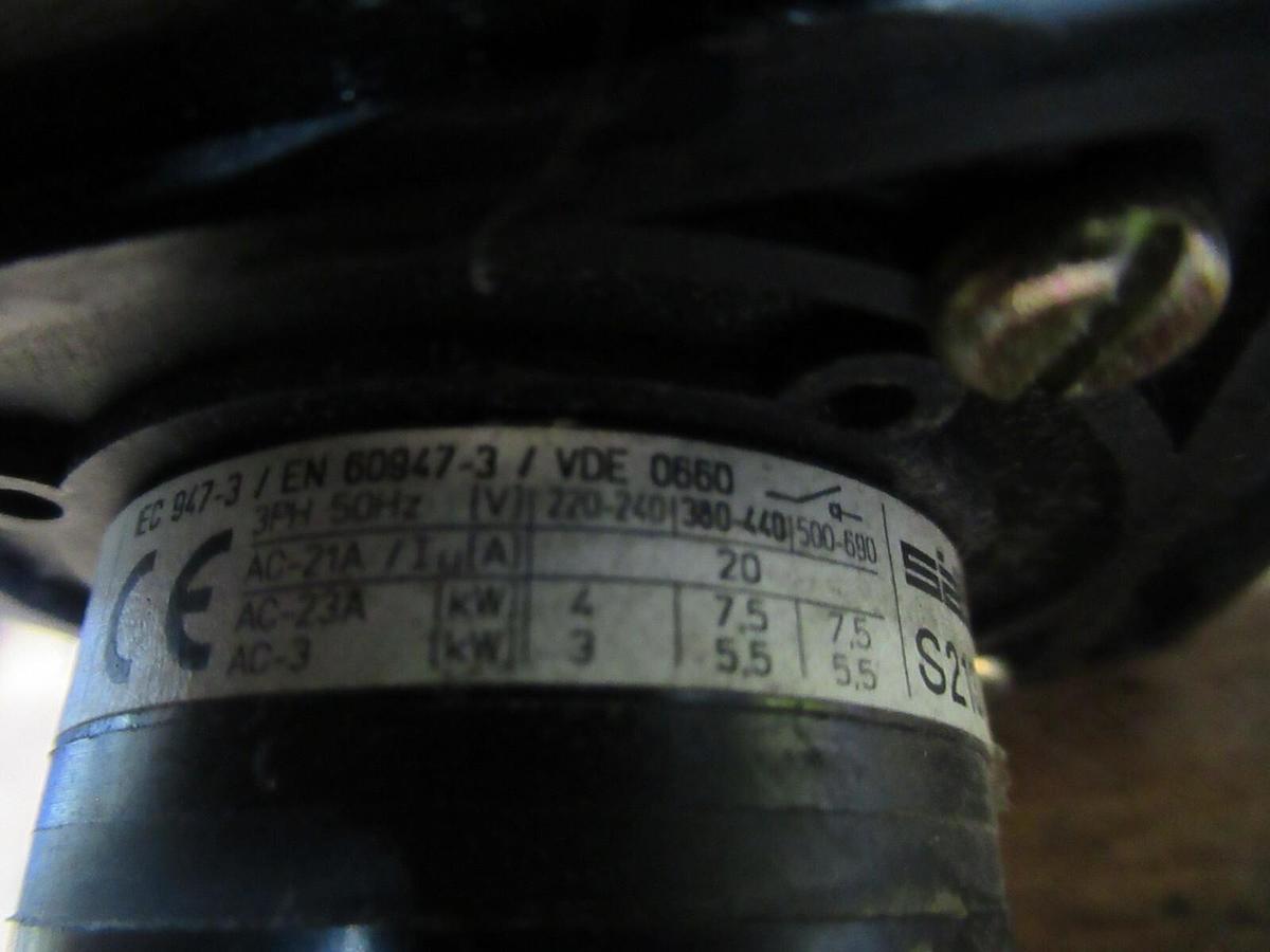 Used SALZER ROTARY SWITCH S608 S213 S608US1A1906-00 3 PHASE 600 VOLT 15 AMP 50 HP