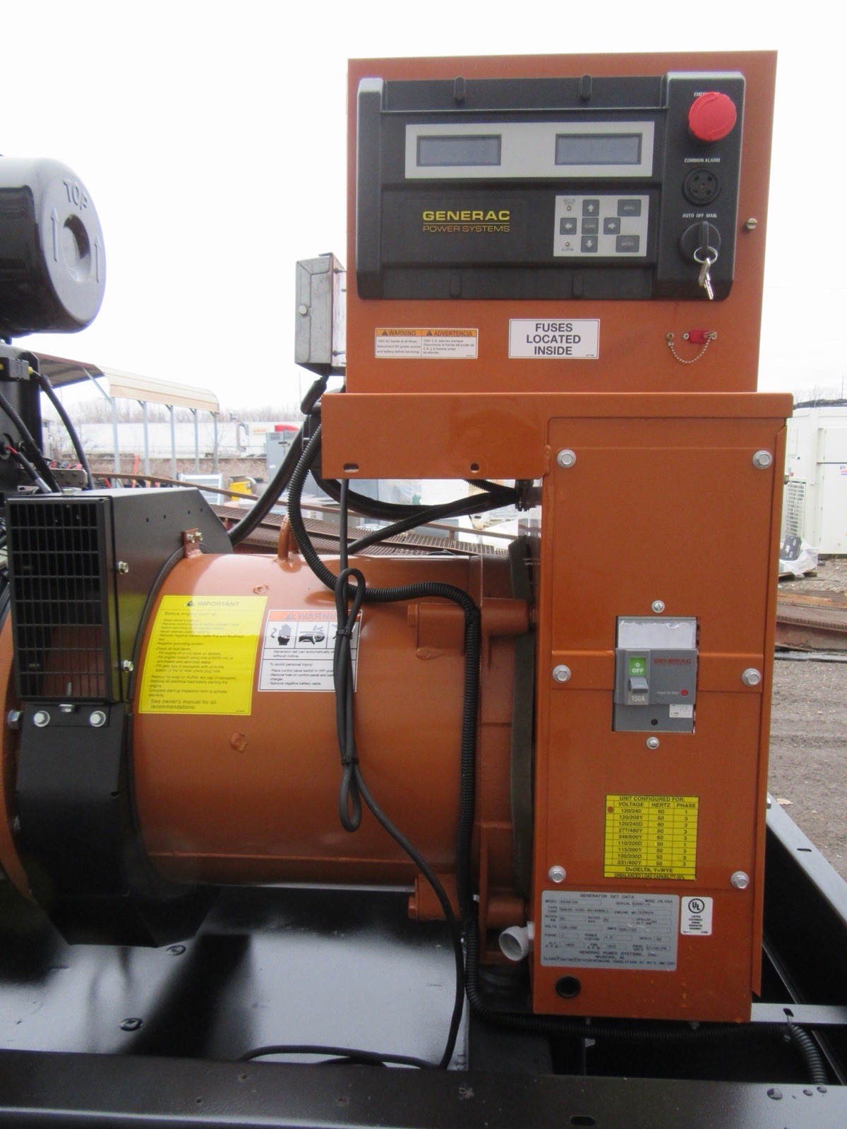 Used 30 KW DIESEL GENERATOR GENERAC 120/240 VOLT SINGLE PHASE 519 HOURS VIDEO WE SHIP