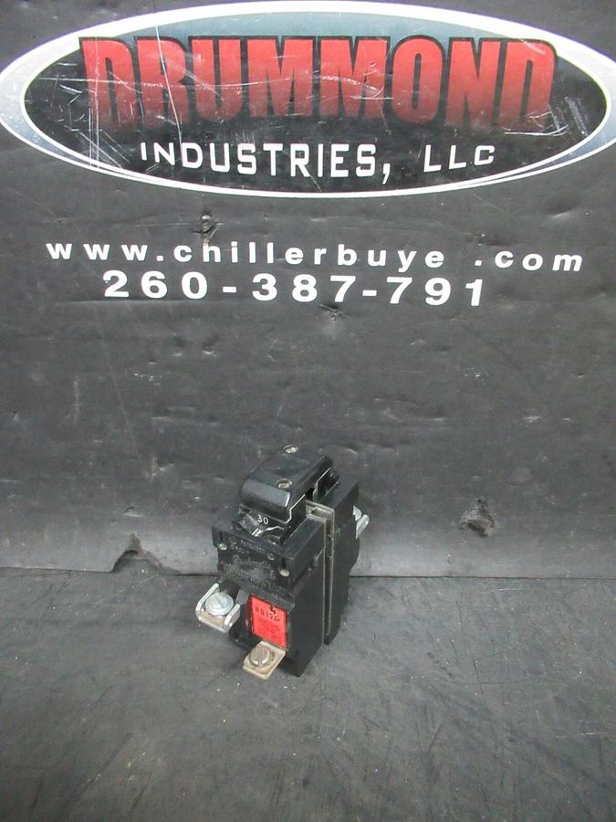 Used BULLDOG ELECTRIC / PUSHMATIC BREAKER P-280 46011 30 AMP 240 VAC 2-POLE