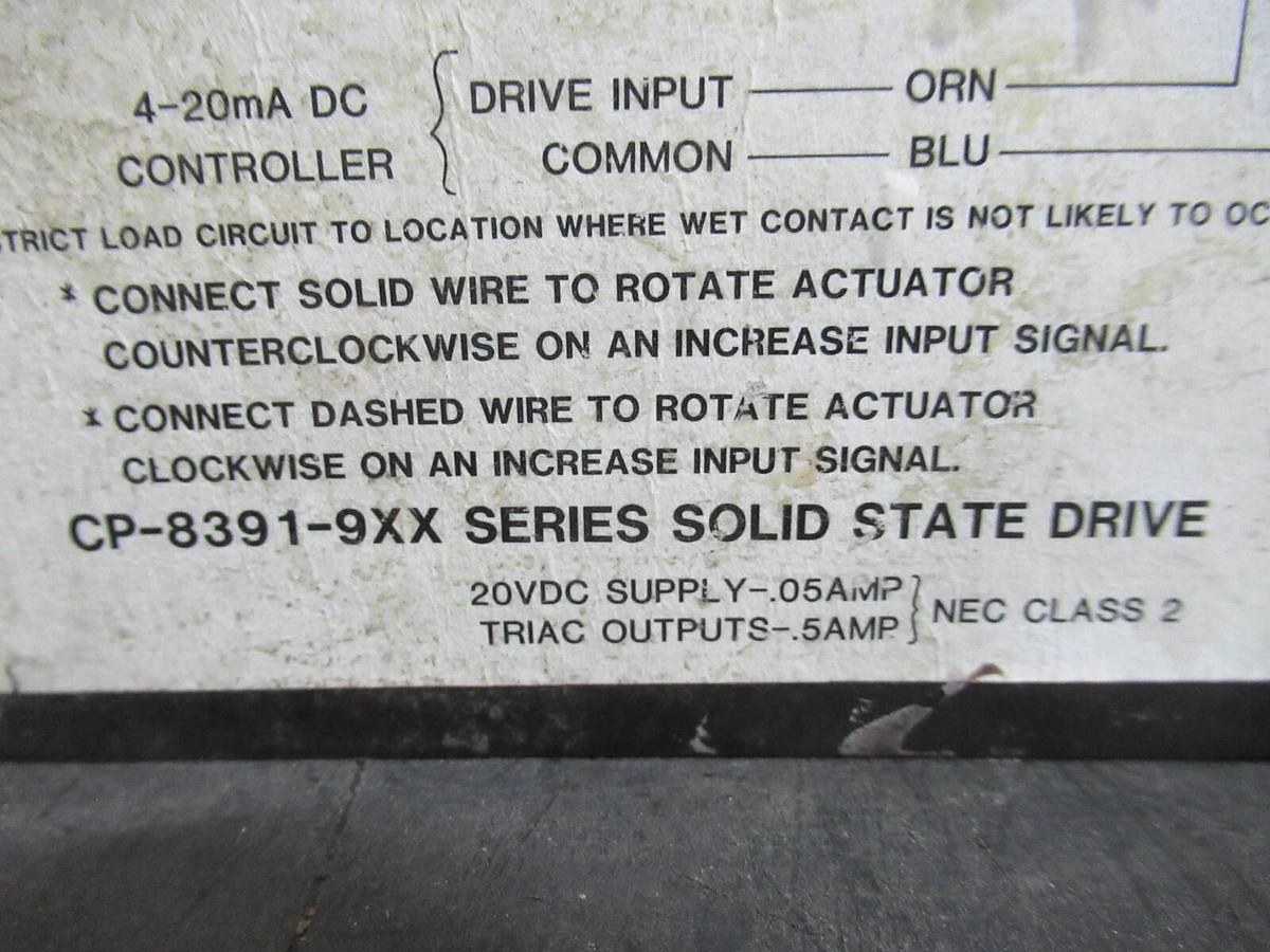 Used ACTUATOR INPUT DRIVE HF39CB001 / CP-8391-716 / CP-8391-9XX 24 VOLT 250 mA