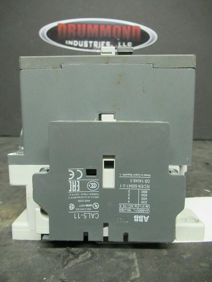 Used 90 AMP ABB A63-30 CONTACTOR 3 PHASE 600 VAC 60 HP **WARRANTY INCLUDED**