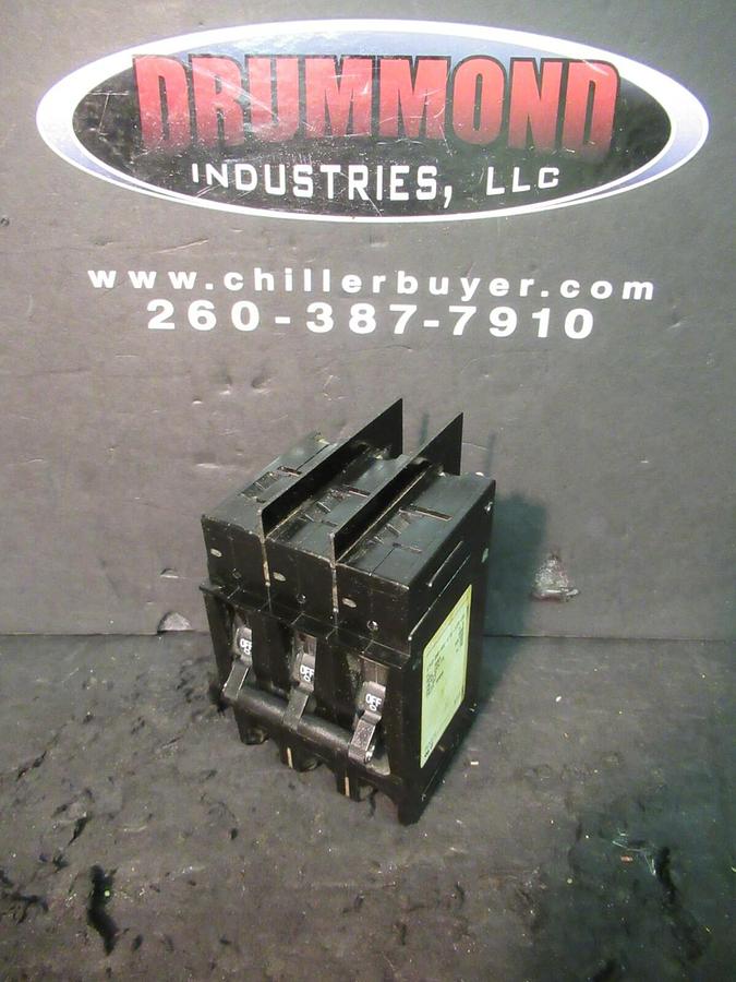 Used CARLINGSWITCH 7.5 AMP 600 VAC 3 POLE EA3-B0-66-475-12A-GB 9.38 TRIP AMPS 50/60HZ