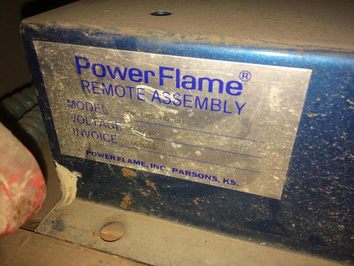 Used WEBSTER POWER FLAME V-SERIES OIL PUMP OP-CR5-GO-30 W/ BALDOR VM3116 1HP MOTOR