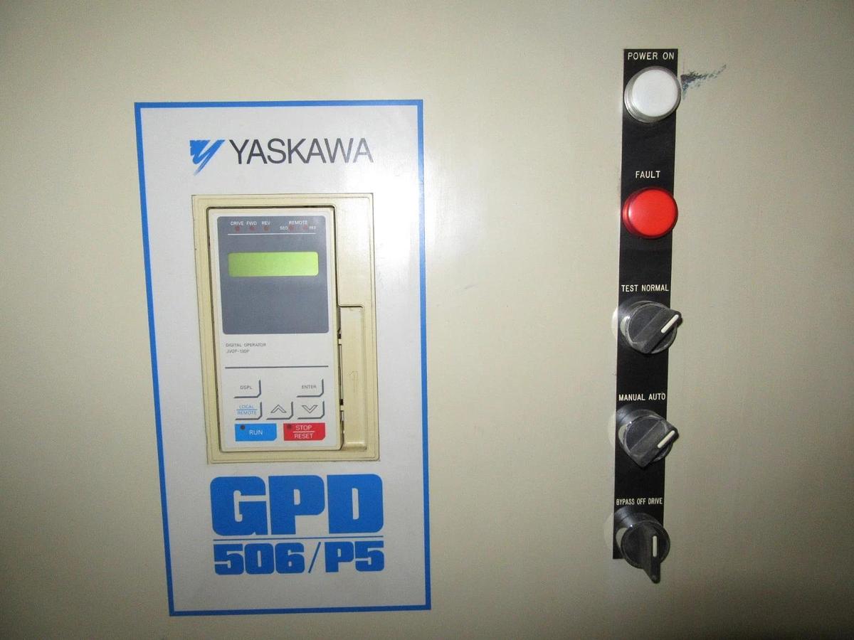 Used YASKAWA VARIABLE SPEED DRIVE C21-BA0VFP 460 VOLT 46 AMP 3-PHASE GPD506-BP