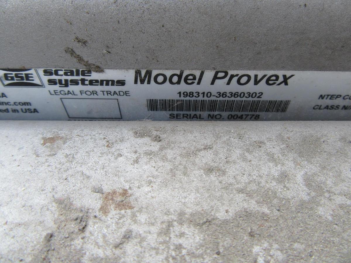 Used 3' X 3' SPX / GSE PROVEX PORTABLE FOOD GRADE STAINLESS FLOOR SCALE FAIRBANKS
