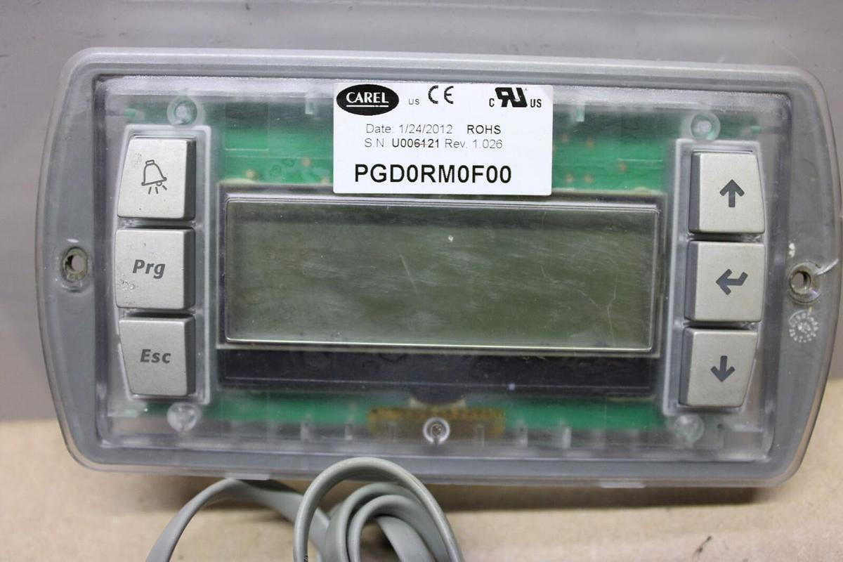 Used CAREL PCO GRAPHIC DISPLAY PGD0RM0F00 REV. 1.026 **WARRANTY INCLUDED**