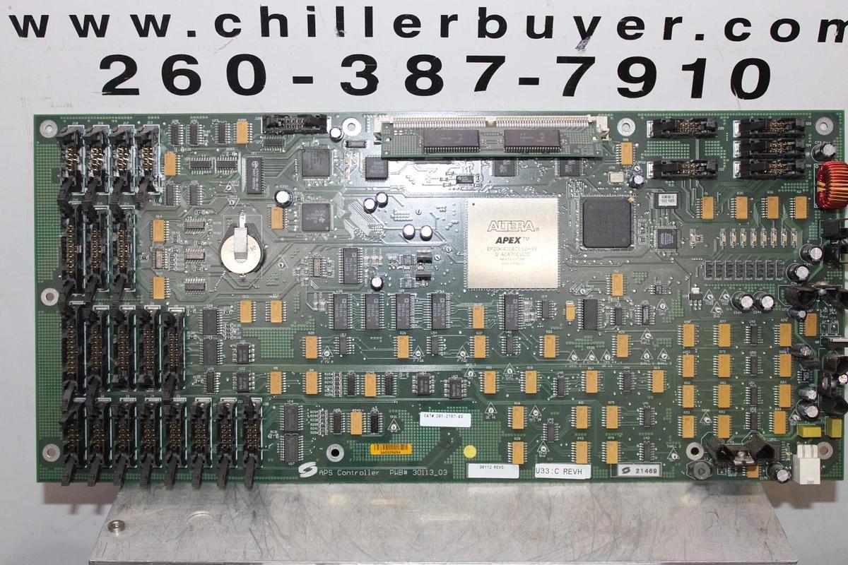 Used APS CONTROLLER CICUIT BOARD 30113_03 30112 REV. G 201-2187-03
