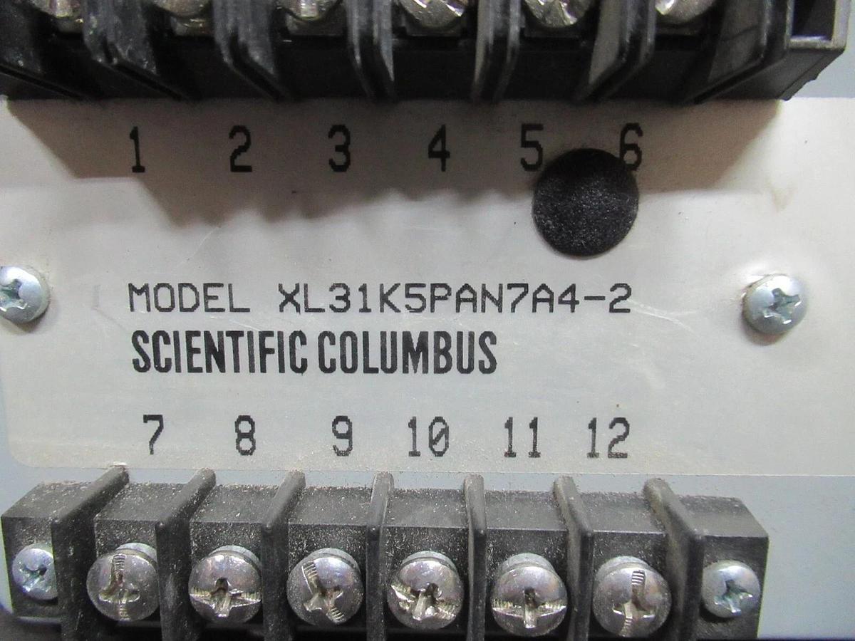 Used SCIENTIFIC COLOMBUS / AMETEK EXELTRONIC WATT TRANSDUCER XL31K5PAN74-2 3-WIRE