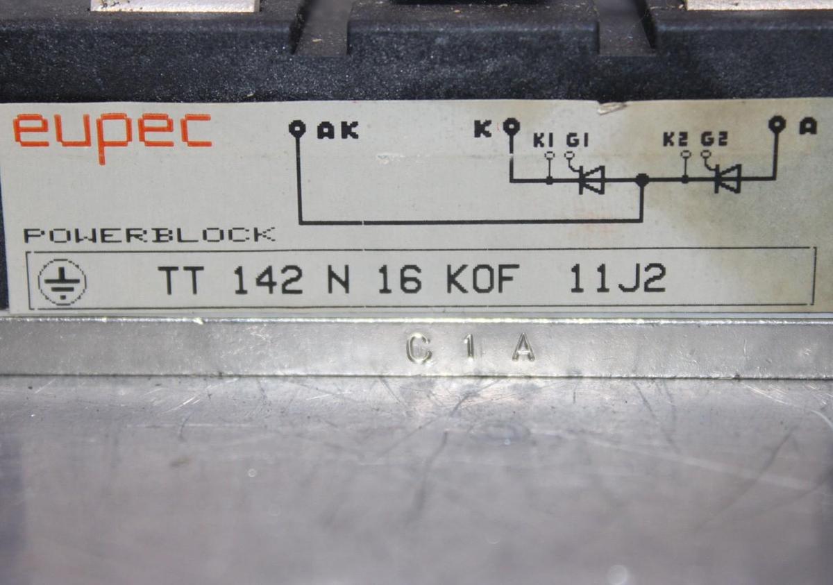 Used EUPEC IGBT POWERBLOCK MODULE TT-142-N-16-KOF-11J2 **WARRANTY INCLUDED**