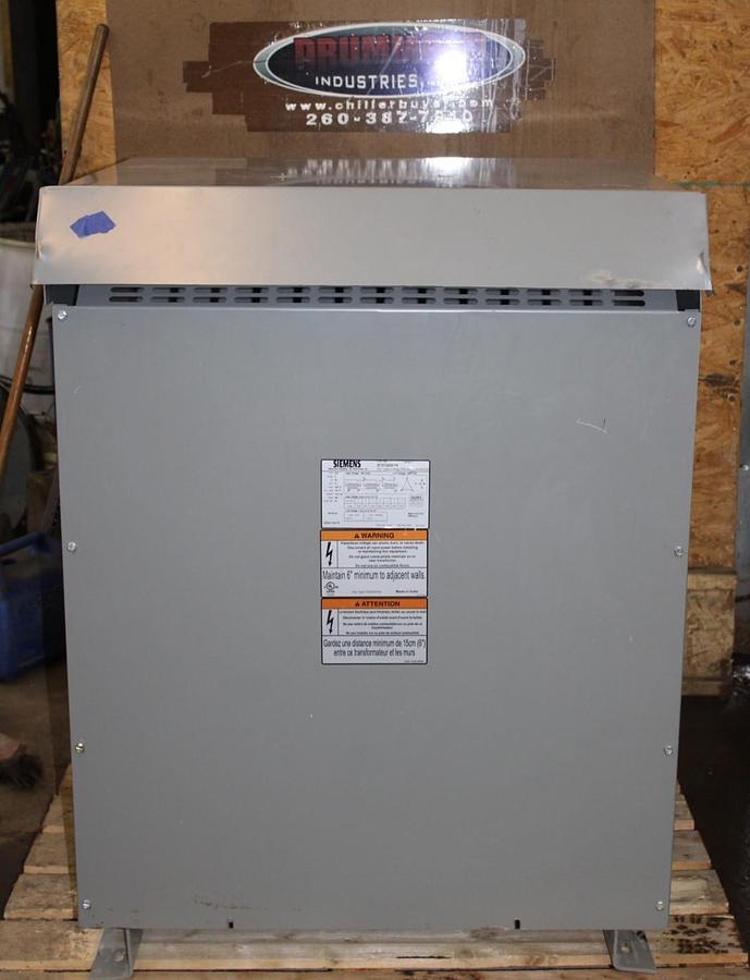 225 kVA SIEMENS TRANSFORMER 3F3Y225D16 HIGH: 480V LOW: 208/120V NEMA 3R 3-PHASE