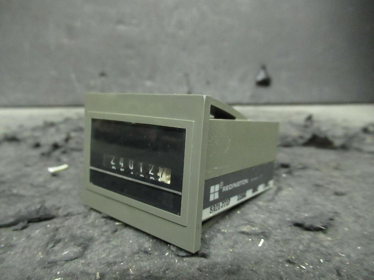 Used REDINGTON SR21-7717 PANEL MOUNT COUNTER X13160425-01 TIME INDICATING APPLIANCE
