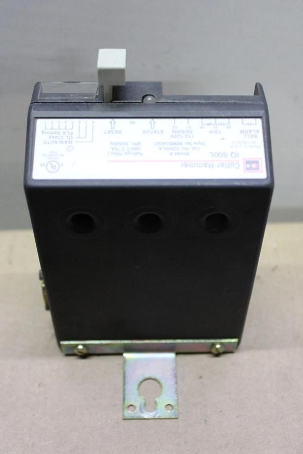 Used CUTLER HAMMER IQ-500 NEMA OVERLOAD RELAY MODULE IQ500LA 9890D34G01 1000V 5.75A
