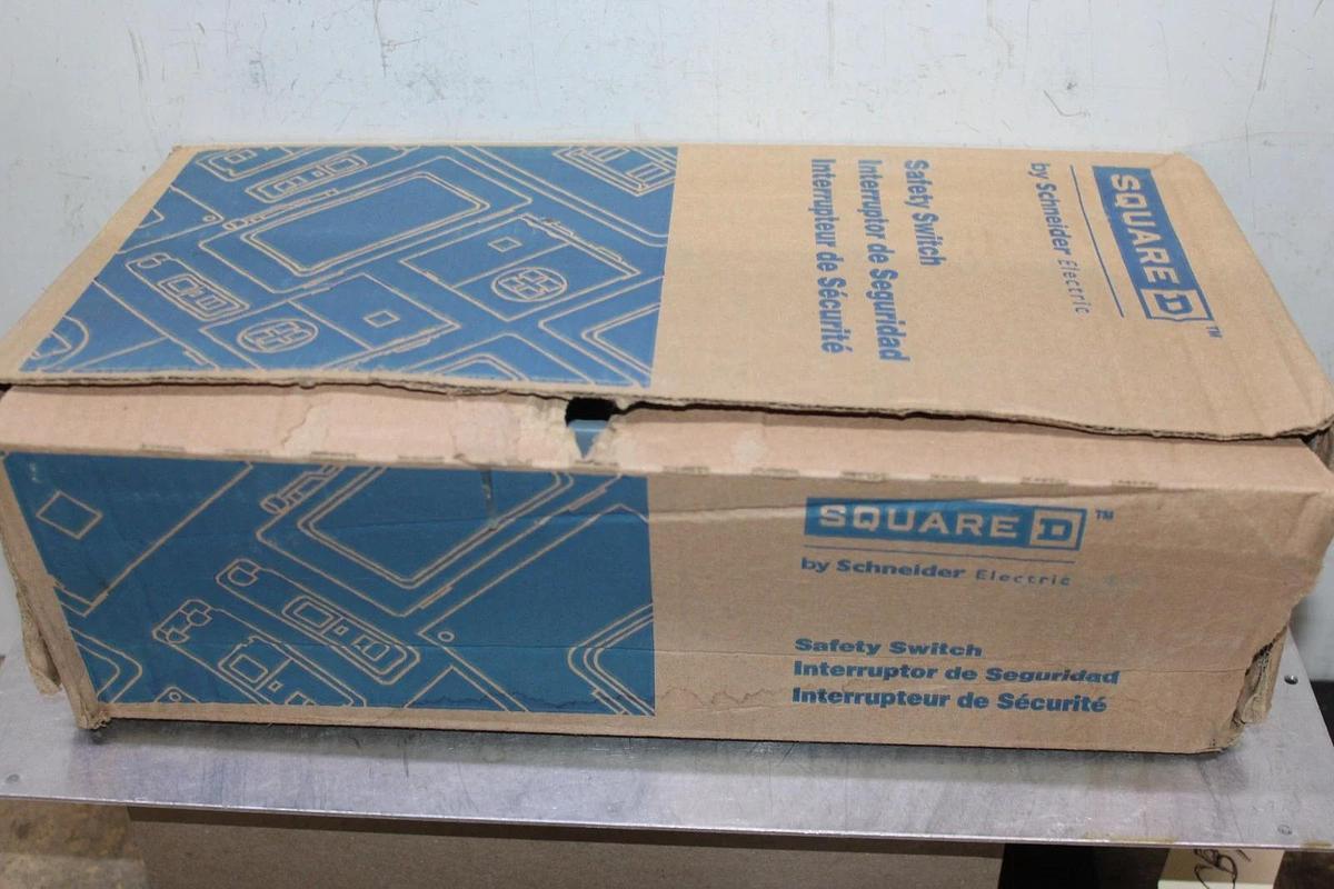 NIB SQUARE D HEAVY DUTY SAFETY SWITCH H361RB 30 AMP 600 VAC TYPE 3R NON-FUSIBLE