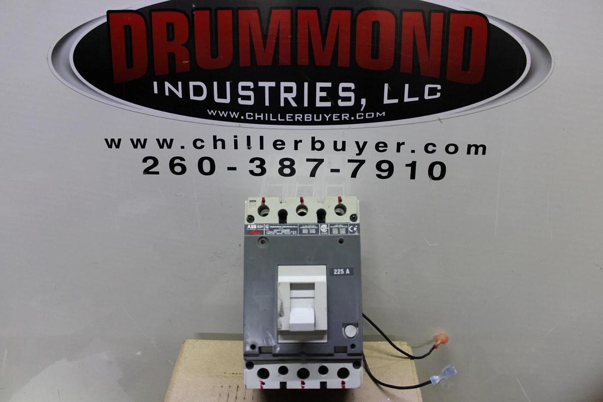 Used ABB CIRCUIT BREAKER SACE S3 S3H 225 AMP 480 VOLT 3-POLE **WARRANTY**