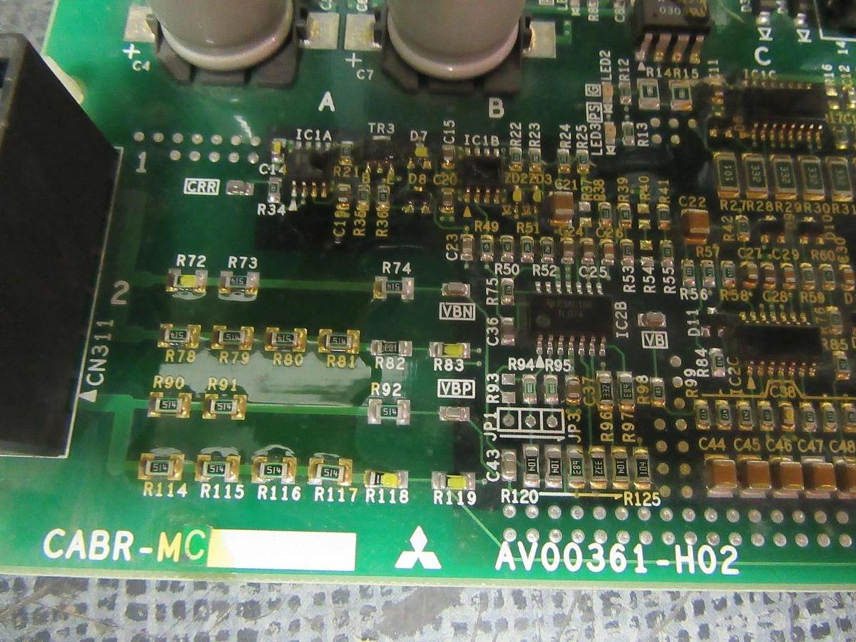 Used MITSUBISHI CABR-MC CIRCUIT BOARD AV00361-H02 036304086E MG-3 94V-0