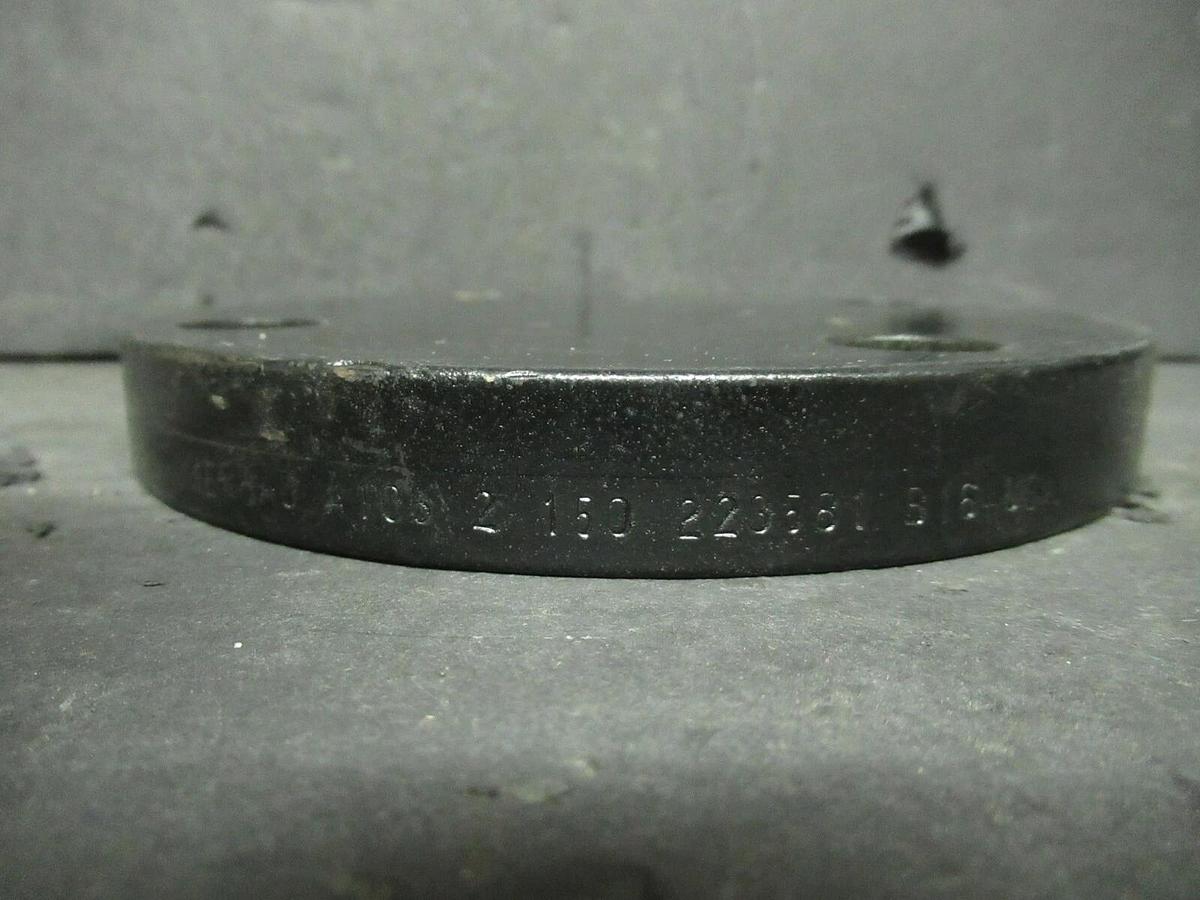 KERKAU FLANGE 2 INCH BLANK 6 INCH OVERALL DIAMETER 4 BOLT 150 PSI