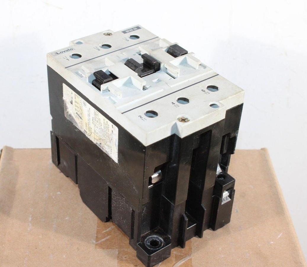 Used LOVATO CONTACTOR BF80-00 600 VOLT 125 AMP 75 HP COIL: 120V **WARRANTY**