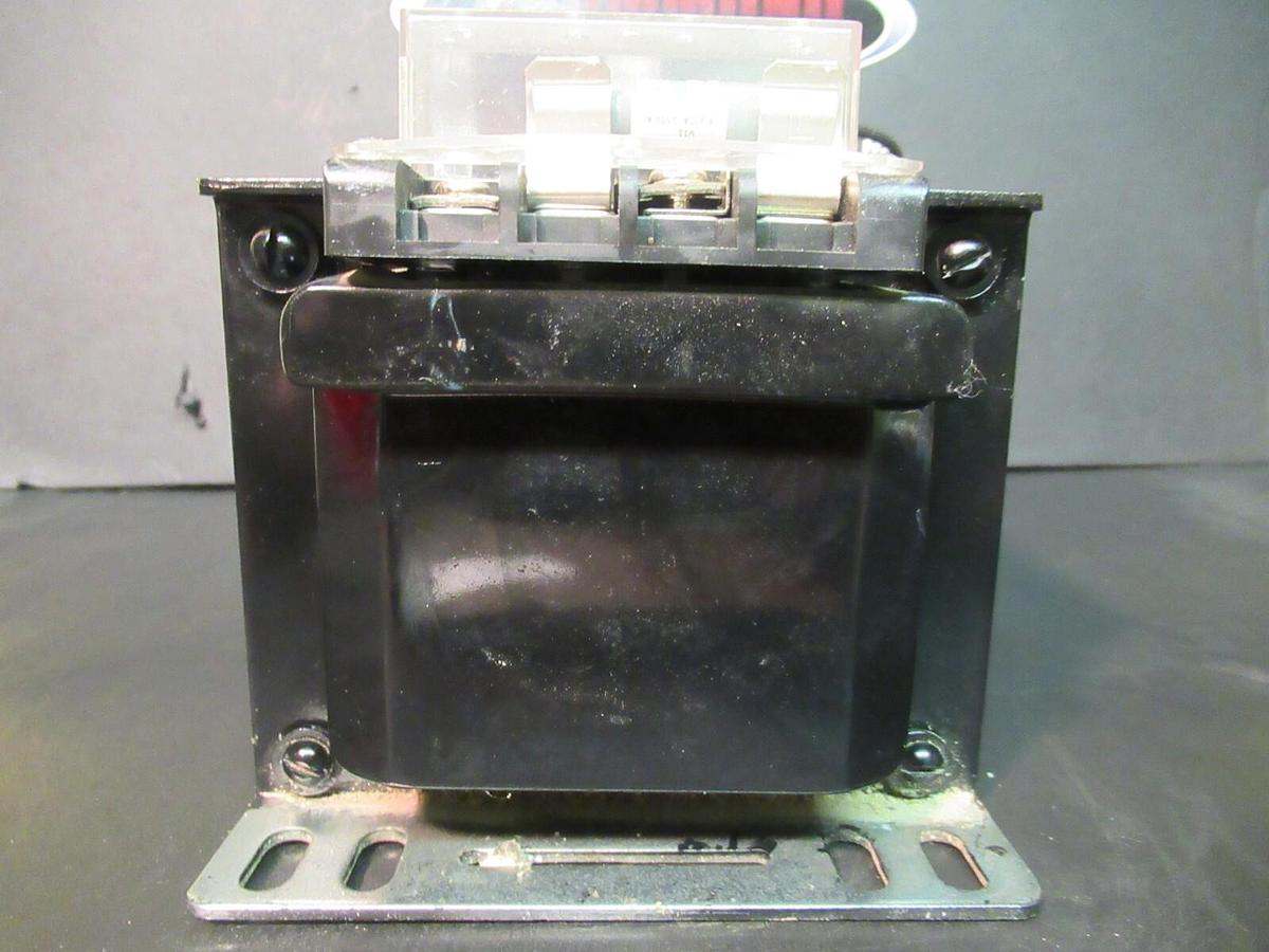Used GENERAL SIGNAL HEVI-DUTY TRANSFORMER E500 0.5 KVA 240/480 VAC 60 HZ