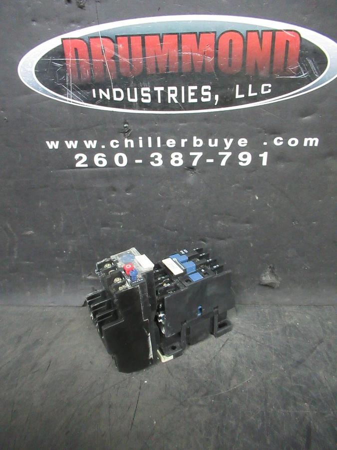 Used TELEMECANIQUE STARTER LC1D12106 W/ OVERLOAD RELAY LR2-D1316 25 AMP 600 VAC 10 HP