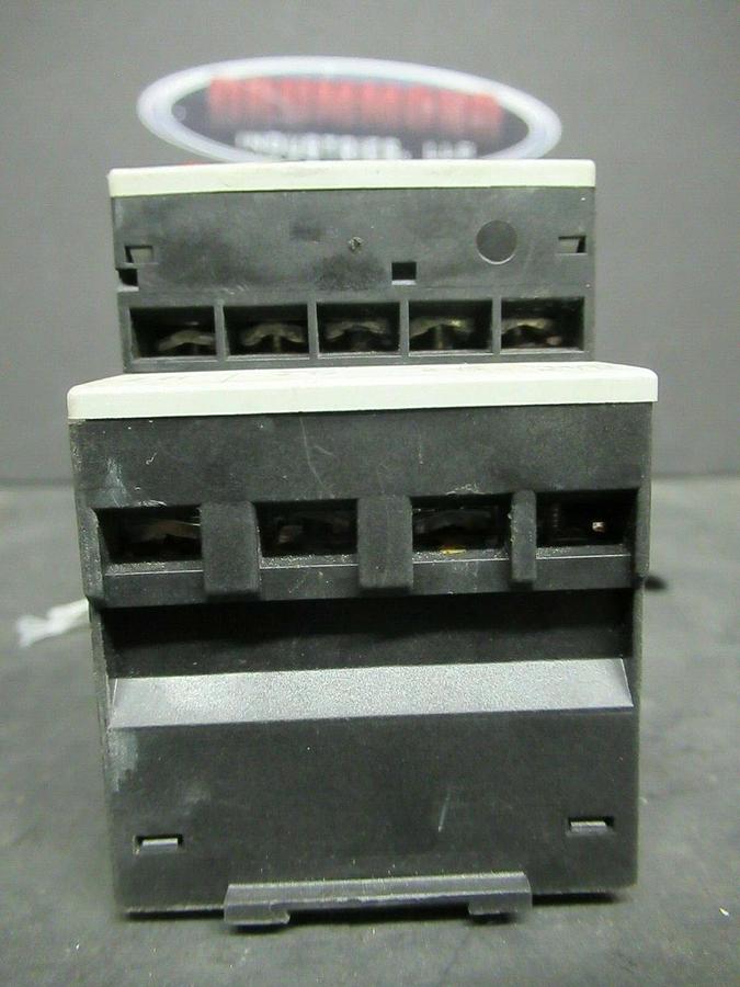 Used SIEMENS STARTER 3RU1116-1DB80 / 3RT1015-1AK81 600 VAC 16 AMP 5 HP