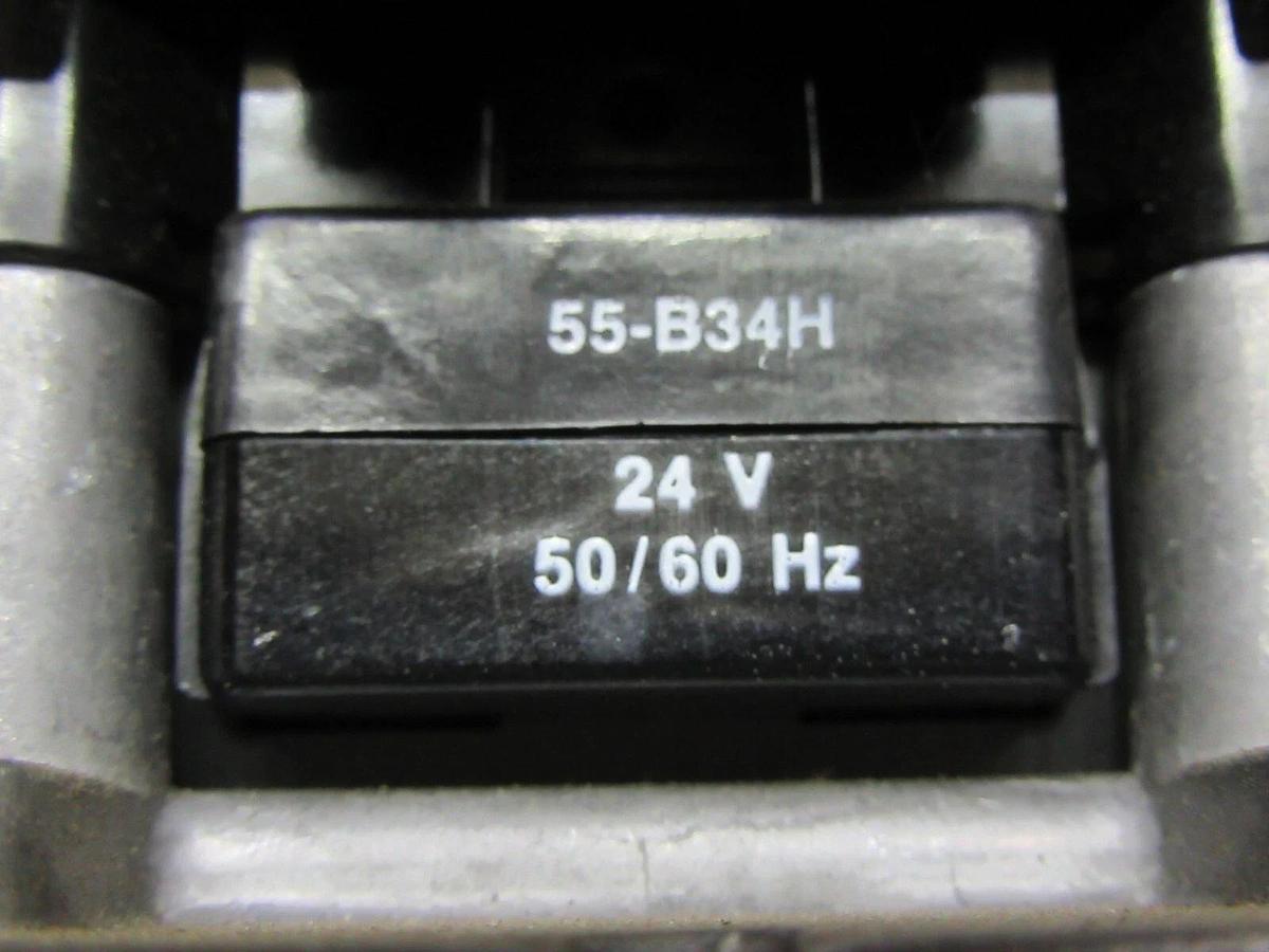 Used GE CONTACTOR CR353AC3AH4AED 600 VAC 30 AMP 3-POLE 3-PHASE COIL: 24 VOLT