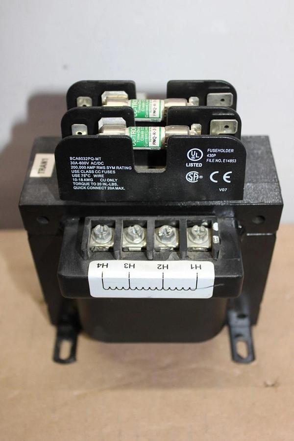 Used MICRON IMPERVITRAN CONTROL TRANSFORMER B200-2004-1F 200 VA 50/60 HZ