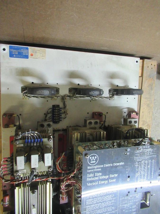 Used WESTINGHOUSE 400 HP 480 AMP SOLID STATE REDUCED VOLTAGE STARTER 480 VAC VECTROL