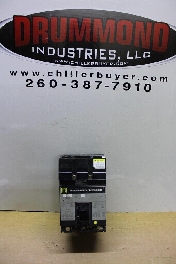 Used SQUARE D I-LINE CIRCUIT BREAKER FC34060 60 AMP 480 VAC 3-POLE **WARRANTY**