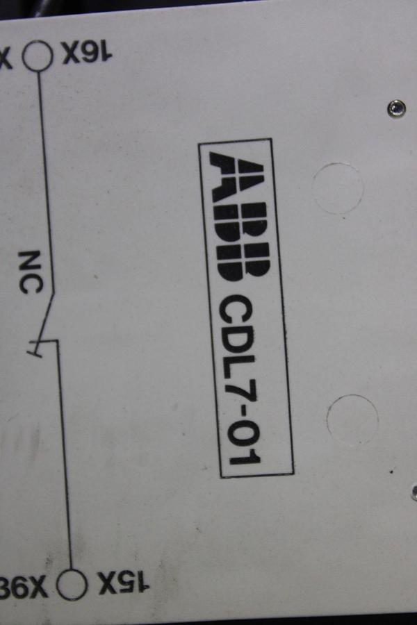 Used ABB CONTACTOR BE75C-Y21EX 105 AMP 600 VAC 3-POLE 75 HP COIL: 24 VDC