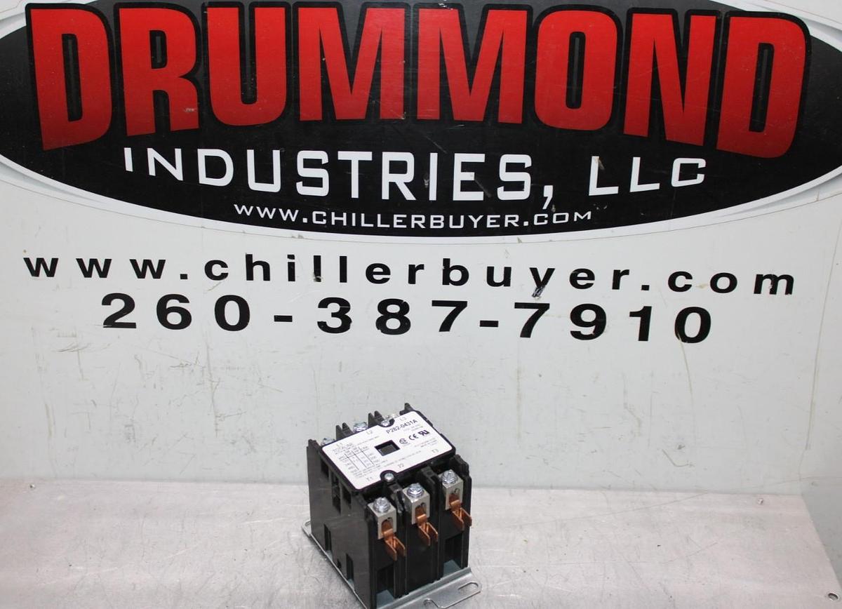 Used TOTALINE CONTACTOR P282-0431A 600 VAC 40 AMP 25 HP 3-POLE COIL: 24 VAC