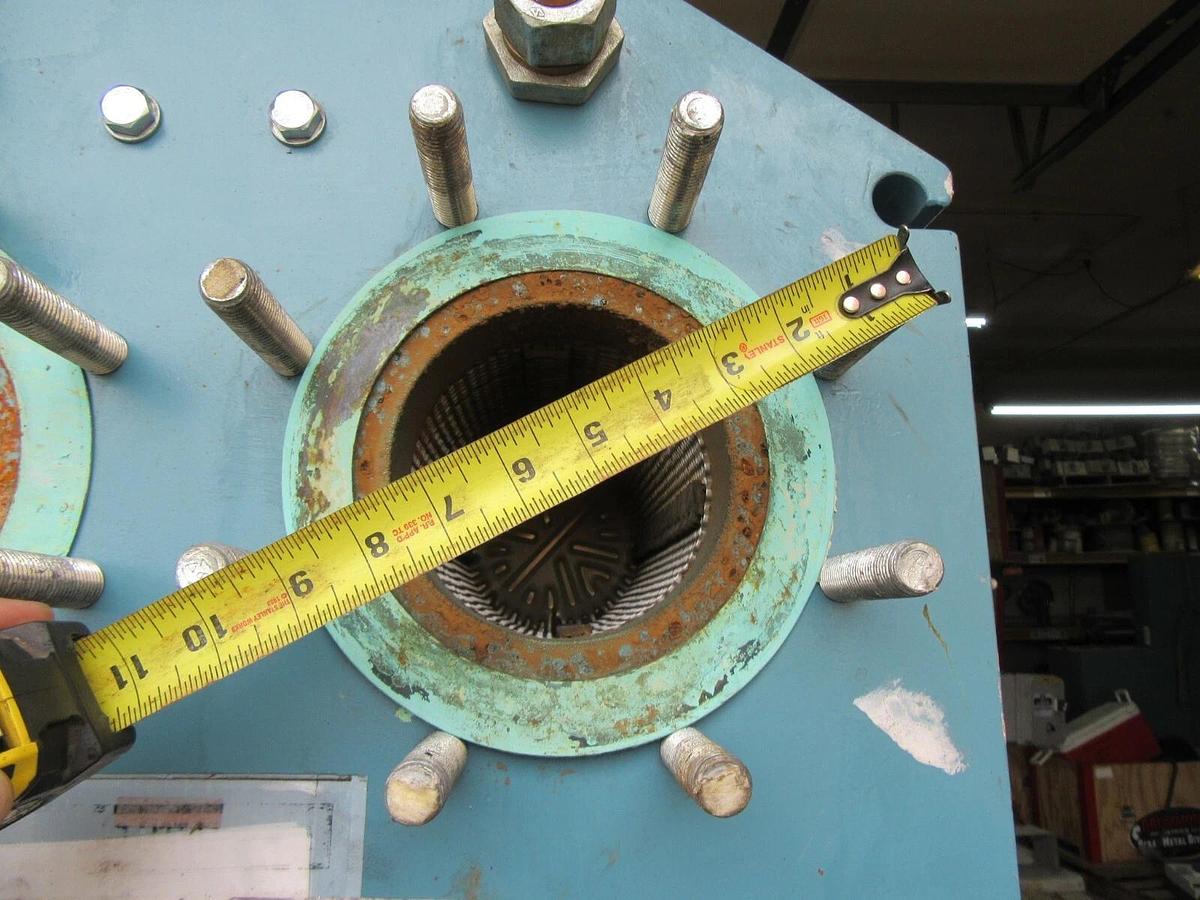 Used 687 SQ FT ALFA LAVAL PLATE AND FRAME HEAT EXCHANGER M15-BFG 105 PLATES MFG 1996