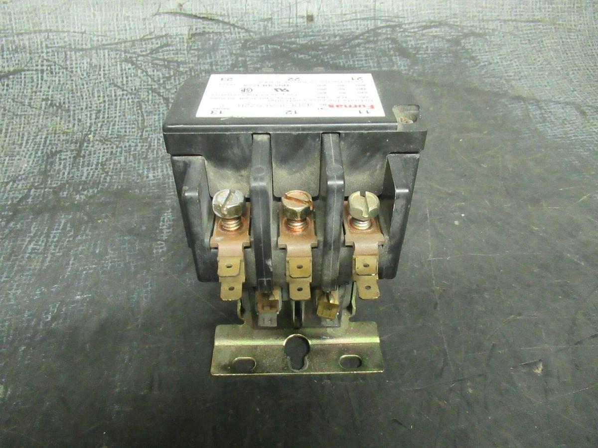 Used FURNAS CONTACTOR 42DE35AF572R 600 VAC 50 AMP 63 AMP/RES **WARRANTY**