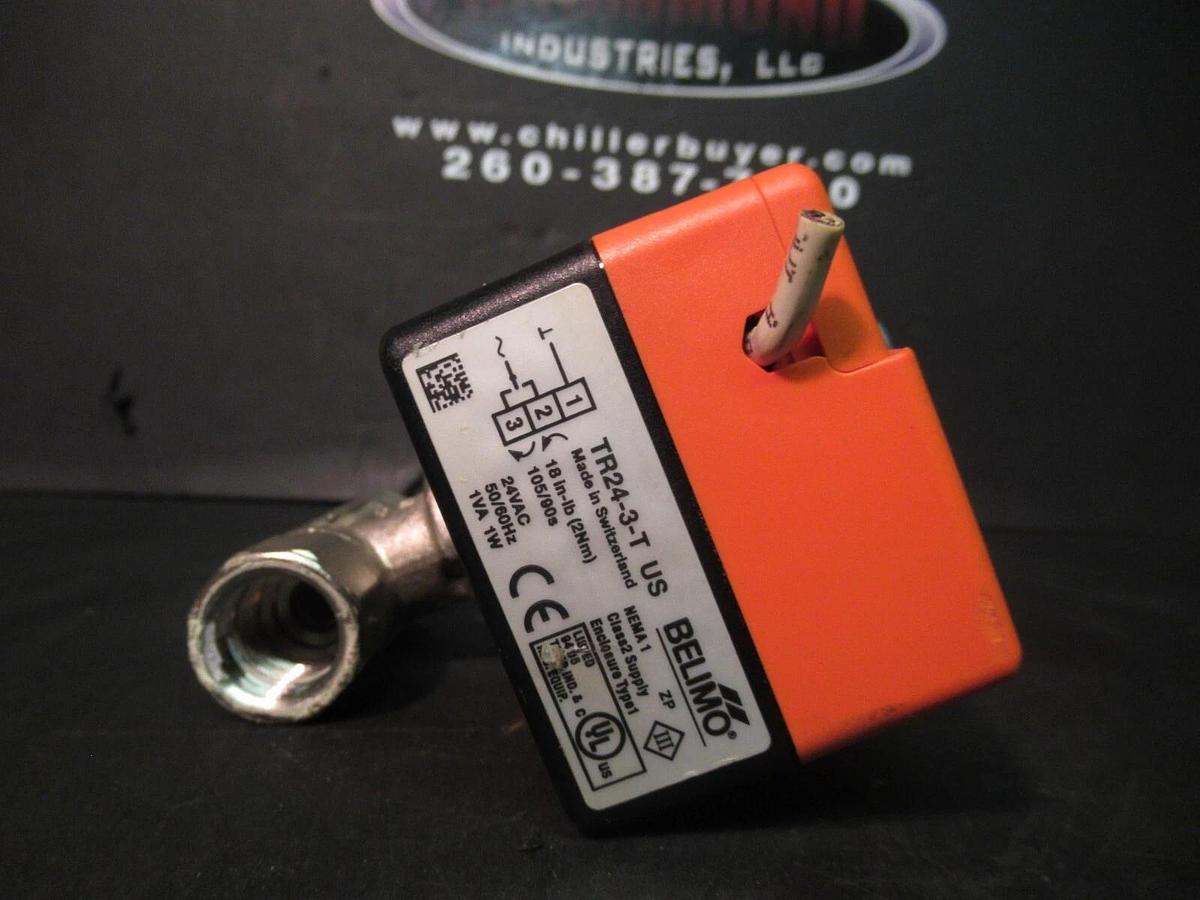 Used BELIMO FLOATING NON-SPRING RETURN ACTUATOR TR24-3-T 24 VAC 1 WATT 600 PSI
