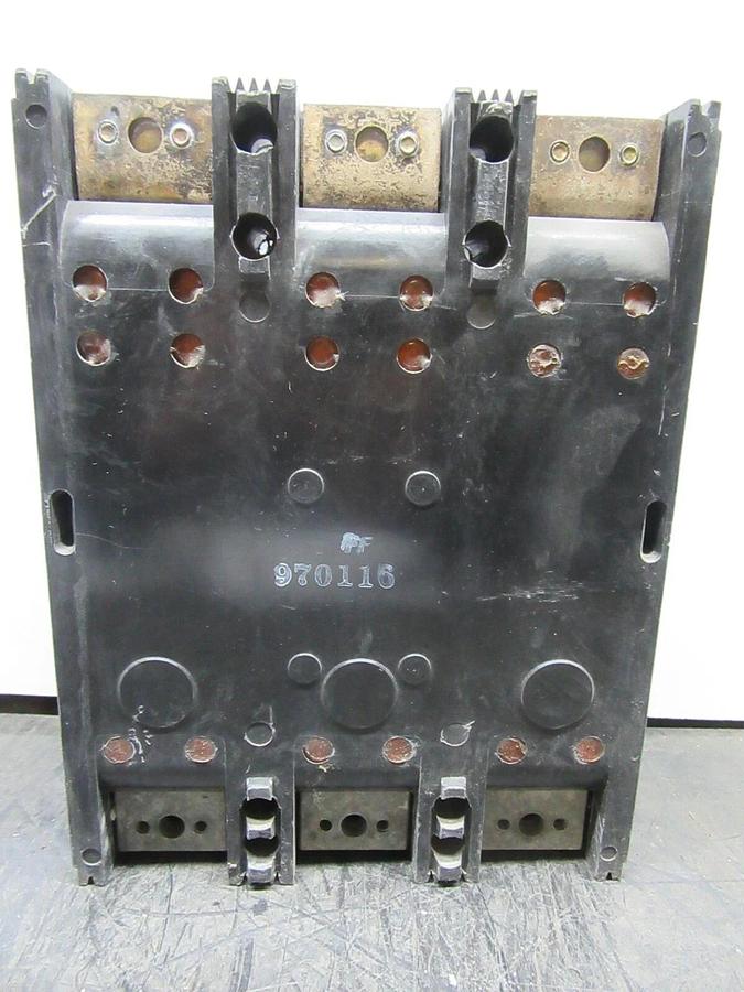 Used WESTINGHOUSE 3-POLE MOLDED CASE SWITCH LC3600WK 600 AMP TRIP 600 VAC