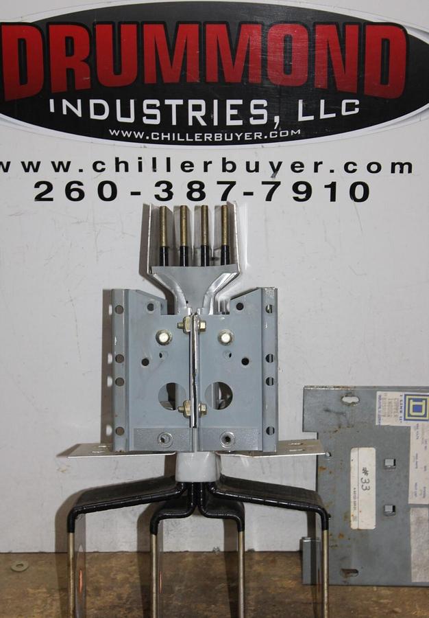 Used SQUARE D COPPER I-LINE II INDOOR 16" BUSWAY FEEDER 600V 2000A 3P4W FLANGED END