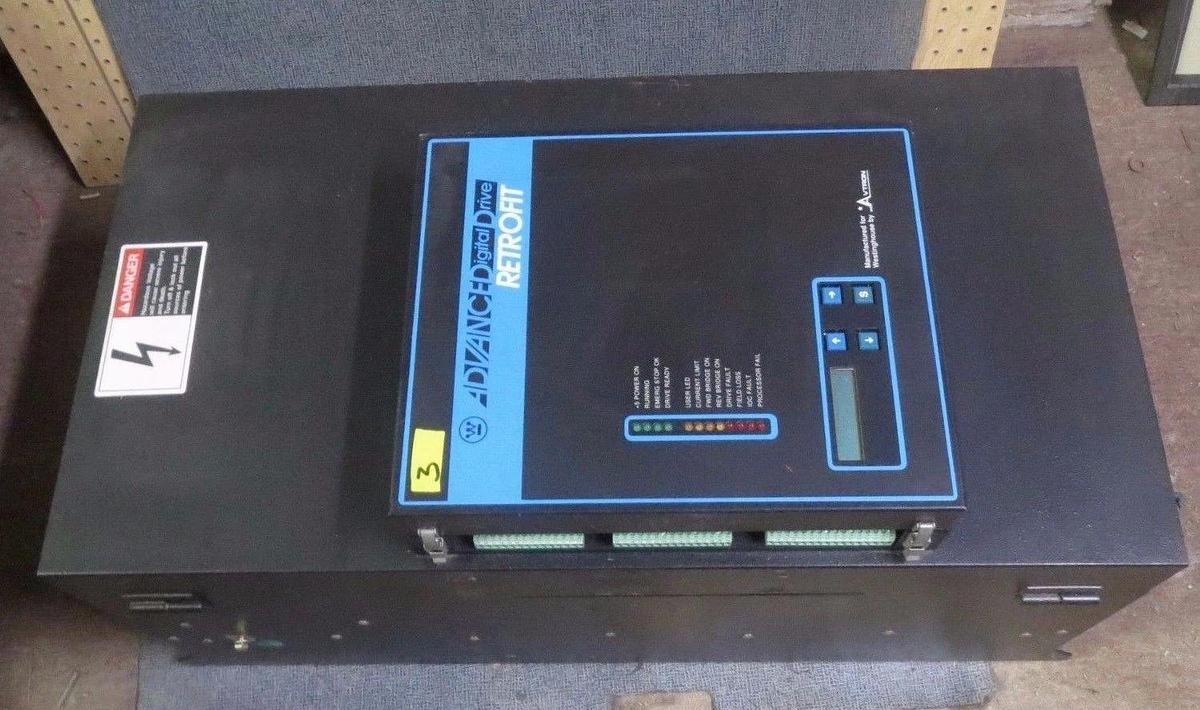 Used AVTRON WESTINGHOUSE ADDVANTAGE-32 DIGITAL DC DRIVE 230/460V 3 PH DC0180-4CLO-C