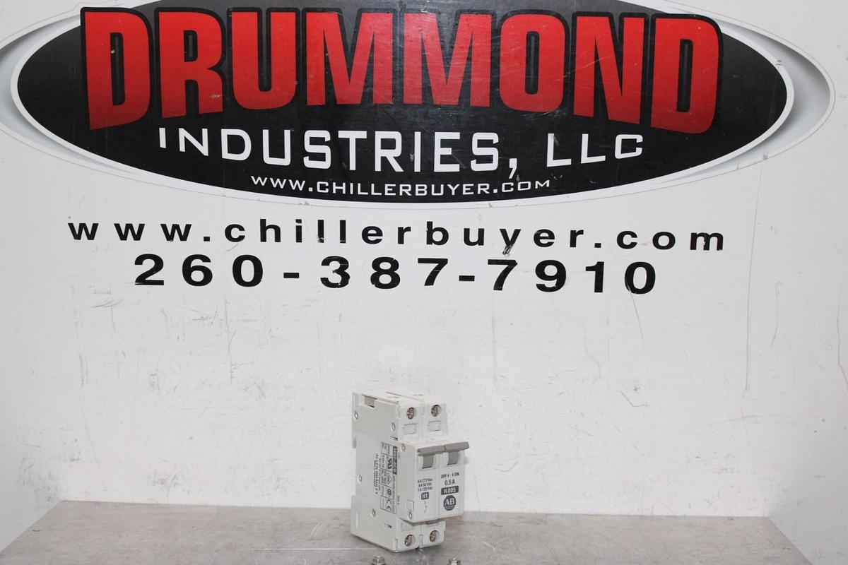 Used ALLEN BRADLEY CIRCUIT BREAKER 1492-ACB 277 VAC 6 AMP 2-POLE