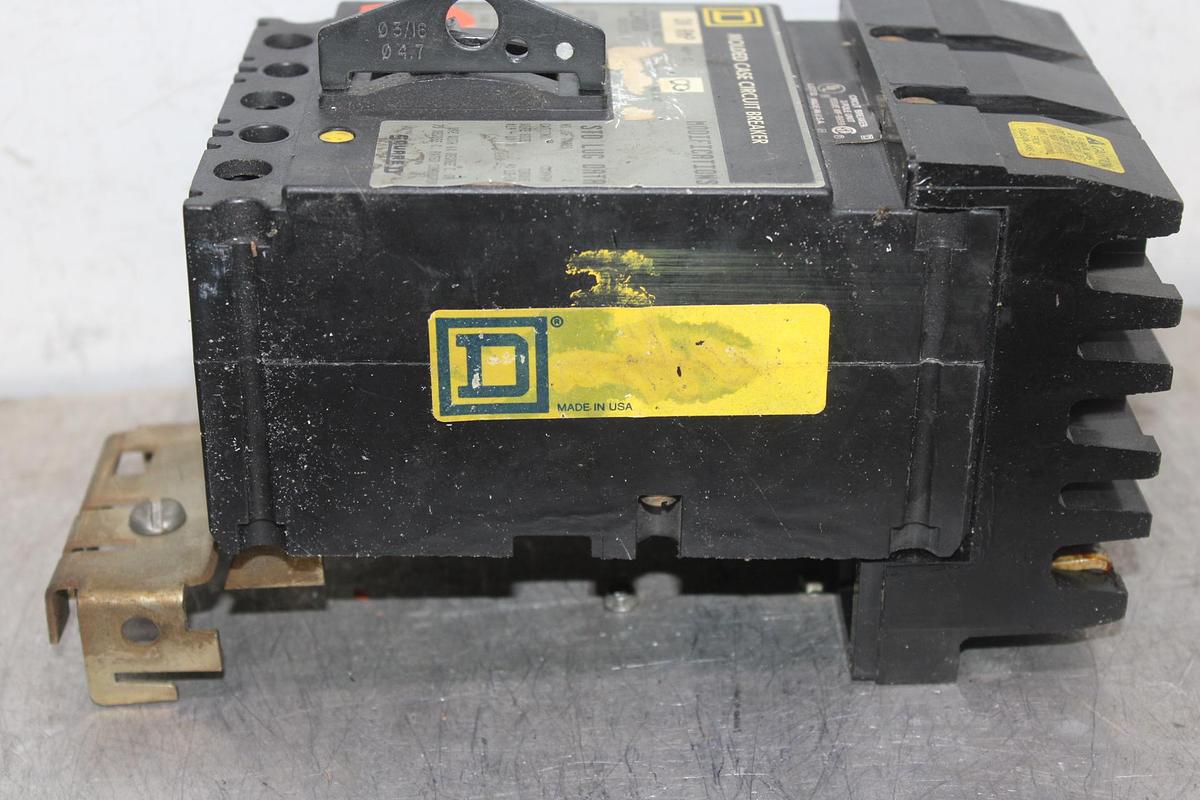 Used SQUARE D POWERPACT I-LINE CIRCUIT BREAKER HDA36030 30 AMP 600 VAC 3-POLE